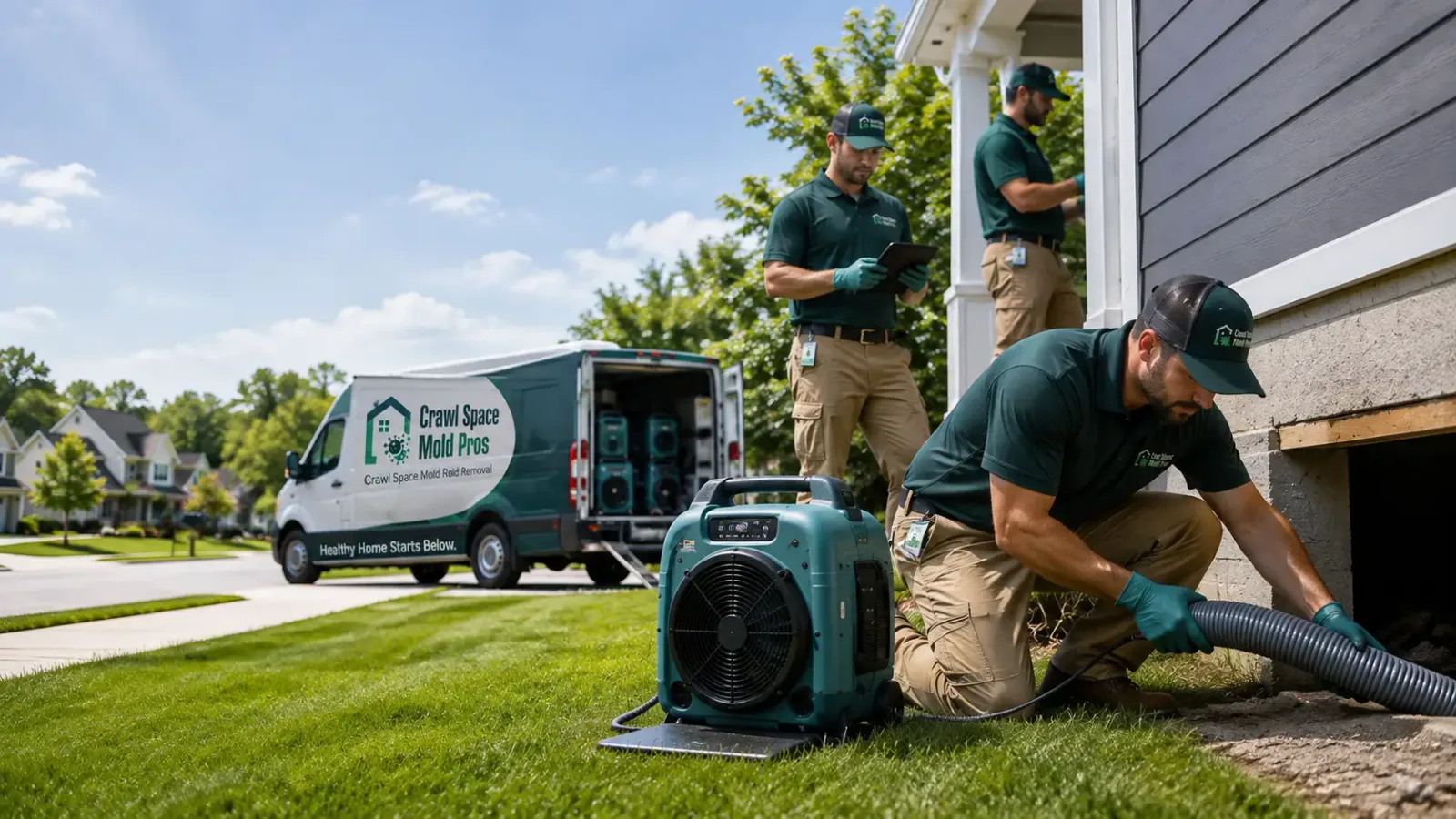 Crawl Space Mold Removal in Neopit, WI